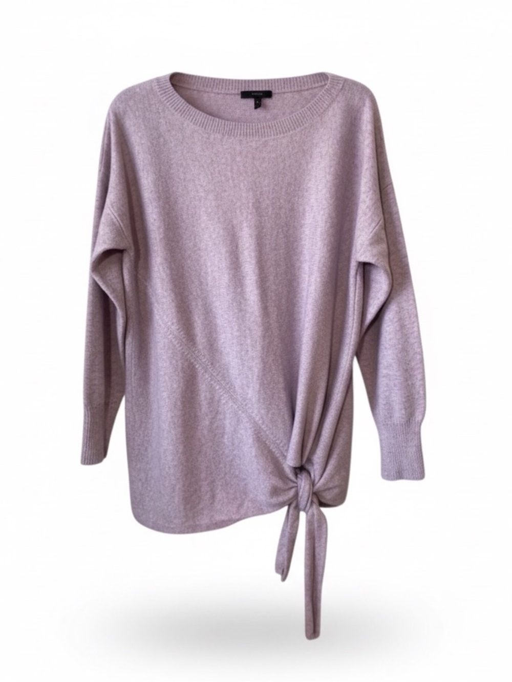 J.Crew Wool Blend Lavender Side Tie Oversized Sweater Tunic XL
